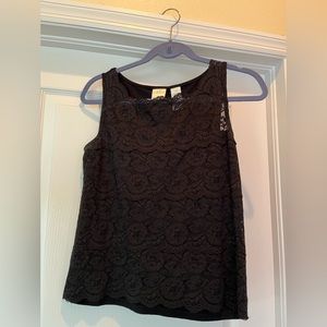 Black lace top, Emma James